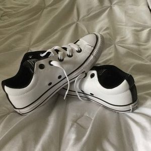 White/Black Converse All Star Sneakers for Kids!